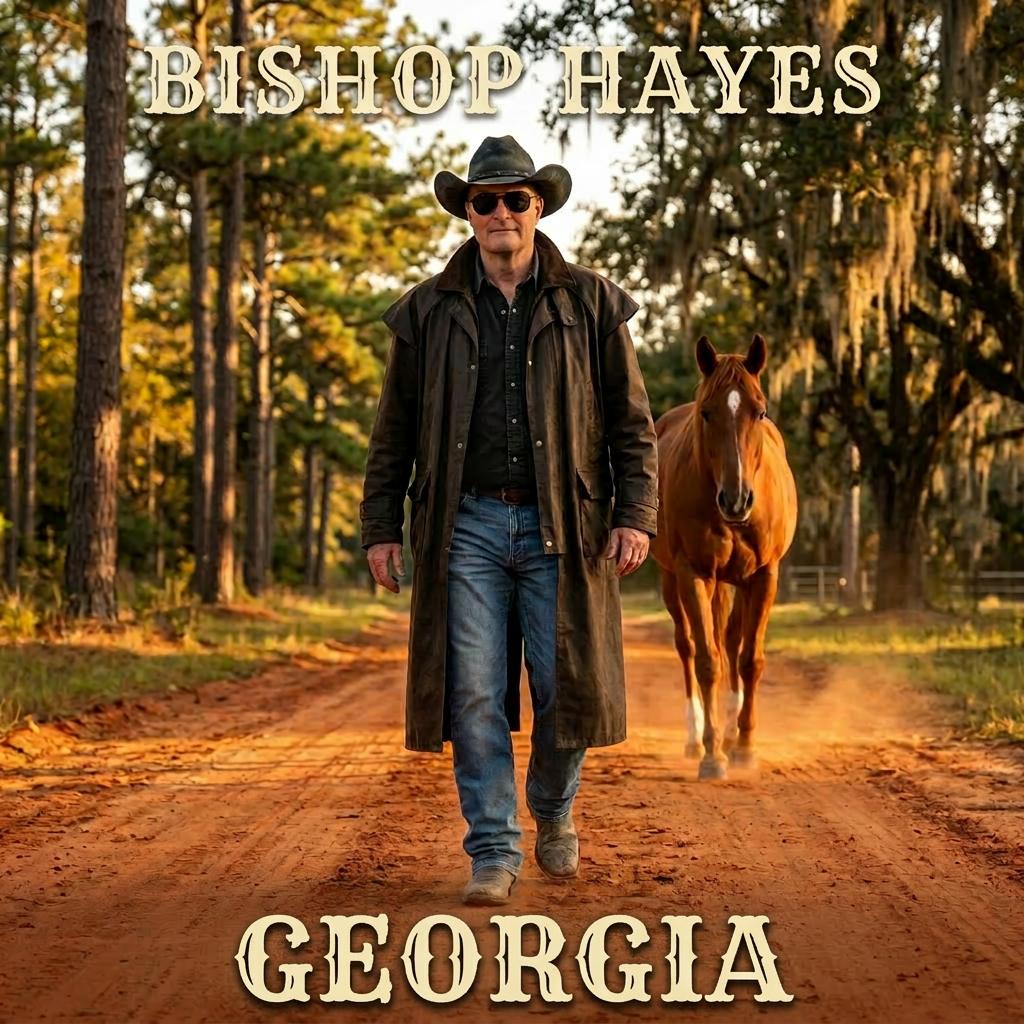 Bishop Hayes walking a red clay road with Spirit